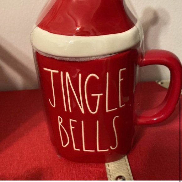 Sale 3 for $38 ❤️ NWT Rae Dunn Jingle Bells topper mug - Picture 3 of 6
